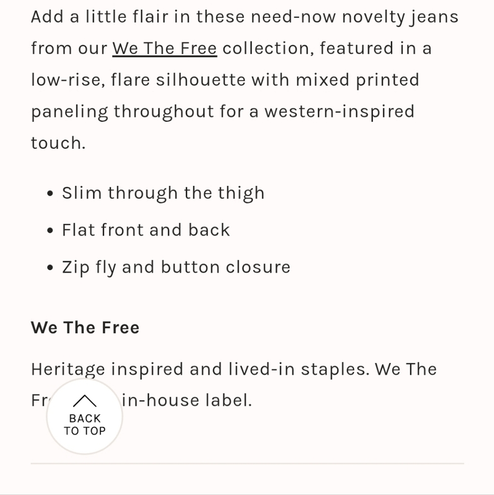 Free People Serena low rise flare jean - Picture 16 of 16